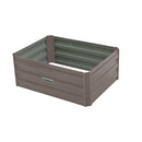 Wallaroo Garden Bed 80 x 60 x 30cm Galvanized Steel - Grey-1