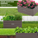 Wallaroo Garden Bed 80 x 60 x 30cm Galvanized Steel - Grey-6