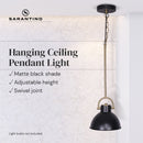 Sarantino Black and Gold Pendant Light-2