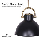 Sarantino Black and Gold Pendant Light-5
