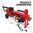 Yukon 12 Ton Electric Hydraulic Log Splitter Wood Timber Firewood Block Cutter-7