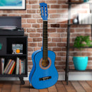 Karrera 34in Acoustic Children no cut Guitar - Blue-7