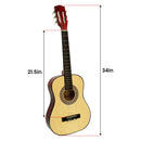 Karrera Childrens Guitar  Wooden 34in Acoustic - Natural-3