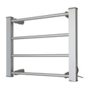 Pronti Heated Towel Rack Electric Bathroom Towel Rails Warmer Ev-60 -silver-3