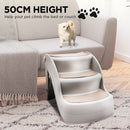 Furtastic Foldable Pet Stairs In Grey - 38cm Dog Ladder Cat Ramp-12