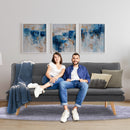 Sarantino 3 Seater Linen Sofa Bed Couch Lounge Futon - Dark Grey-12