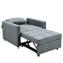 Sarantino Suri 3-in-1 Convertible Sofa Chair Bed -  Airforce Blue-2