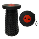 Portable Folding Stool Retractable Travel Seat Camping Fishing Chair Outdoor Red-7