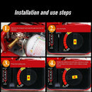 Portable Butane Gas Heater Camping Camp Tent Outdoor Hiking Camper Survival AU Black-10