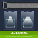 Aquarium Starfire Glass Fish Tank Set Filter Pump 39L-9