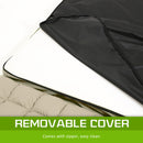 Lounge Couch Sofa Bed Double Seat Leather GEMINI BEIGE-11