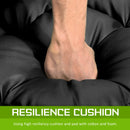 Lounge Couch Sofa Bed Double Seat Leather GEMINI BLACK-5