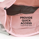 Shopper Bag Tote Bag Foldable Travel Laptop Grocery Nylon KO-DUAL PINK-5