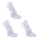 3X Rexy Cushion No Show Ankle Socks Large Non-Slip Breathable WHITE-1