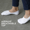 3X Rexy Cushion No Show Ankle Socks Large Non-Slip Breathable WHITE-4