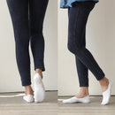 3X Rexy Cushion No Show Ankle Socks Medium Non-Slip Breathable WHITE-9