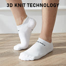4X Rexy Seamless Sport Sneakers Socks Small Non-Slip Heel Tab WHITE-4