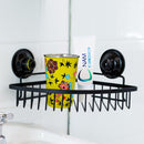 Corner Basket Removable Suction Medium BLACK-4