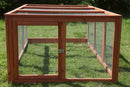 YES4PETS Large Chicken Coop Run Guinea Pig Cage Villa Extension Rabbit Hutch House Pen-4