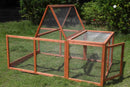 YES4PETS Large Chicken Coop Run Guinea Pig Cage Villa Extension Rabbit Hutch House Pen-5