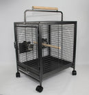 Small Bird Transport Budgie Cage Parrot Aviary Carrier With Wheel-4