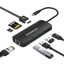 Simplecom CHT580 USB-C SuperSpeed 8-in-1 Multiport Hub Adapter HDMI 2.0 Docking Station-1
