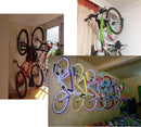 2x Bike Rack Garage Wall Mount Hanger Hooks Storage Bicycle Vertical for Indoor Shed with Screws-5
