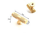 Gold Furniture Door Kitchen Cabinet Handle Handles Pull Pulls Cupboard T Bar-2