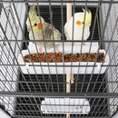 132cm Large Rolling Mobile Bird Cage Birdcage Finch Aviary Parrot Animals Playtop Stand Canary Finch-5