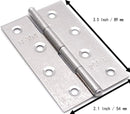 Pack of 6 Hinge 3.5 Inch Stainless Steel Door Hinges Cabinet Door Hinges Furniture-2