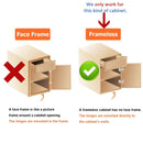 8 Pack 304 Stainless Steel Cabinet Hinges 100 Degree Soft Closing Insert Overlay Door Hinge Nickel Plated Finish-3