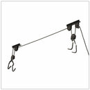 Kayak Bike Hoists Hanger Ladder Ceiling Mount 20kg Capacity Hooks Pulleys-7