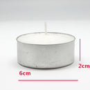Bulk Buy Large Tealight Candles 6cm Wide in silver foil cup  100 in a pack - Party Event Wedding BBQ Dinner Romantic Ambience Decor-2