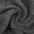 Luxury 6 Piece Soft and Absorbent Cotton Bath Towel Set -  Charcoal-3