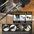 7in1 Multi-function Rechargeable Li-ion Electric Machine Set Electric Hammer Drill Chainsaw Conversion Tool Set Power Tool Kit-15