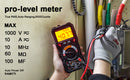 KAIWEETS Digital Multimeter TRMS 6000 Counts Voltmeter Auto-Ranging Fast Accurately Measures Voltage Current Amp Resistance Diodes Continuity Duty-Cycle Capacitance Temperature for Automotive-7