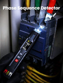 KAIWEETS Voltage Tester Non Contact Voltage Tester Multifunction Electric Detector with Test Leads, Auto Measuring Wire Tester for ACV/DCV Circuit Tester ST100-4