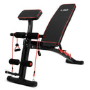 LSG GBN007 FID Bench with 84kg Weight and Bar set-2