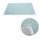 Loofah Shower Mat Blue-1