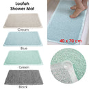 Loofah Shower Mat Cream-2