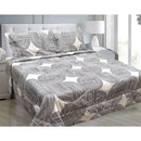 Hotel Living 3 Pce Light Weight Comforter Set Queen/King Oscar Curves-1