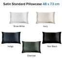 Invitation Satin Standard Pillowcase Nior Black-2