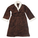 Sherpa Bath Robe Chocolate S/M-1
