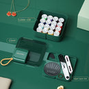 Button Hand Sewing Set Small Emergency Sewing Kit Needle and Thread Kit Travel-7