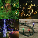 Solar Fairy String Led Lights 12M-32M Outdoor Garden Christmas Party Decor(22M200Led)-5