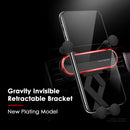 Car Phone Holder Metal Gravity 360 Universal Rotation Ball Air Vent Cellphone Stand(Dark Grey)-4