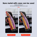 Car Phone Holder Metal Gravity 360 Universal Rotation Ball Air Vent Cellphone Stand(Dark Grey)-7