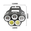 6 Modes LED Head Torch Induction Headlight Camping COB Infrared Strong Lights-6