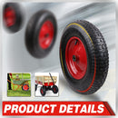 16" Wheelbarrow Trolley Wheel 4.80/4.00-8 Pneumatic Tyre 16mm Bore Tire Steel-7