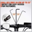 48-Piece Ratchet Wrench Set with Rolling Pouch - Metric SAE Allen Key & Hex Key Spanner Kit-9